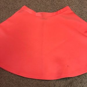 Salmon flowy skirt